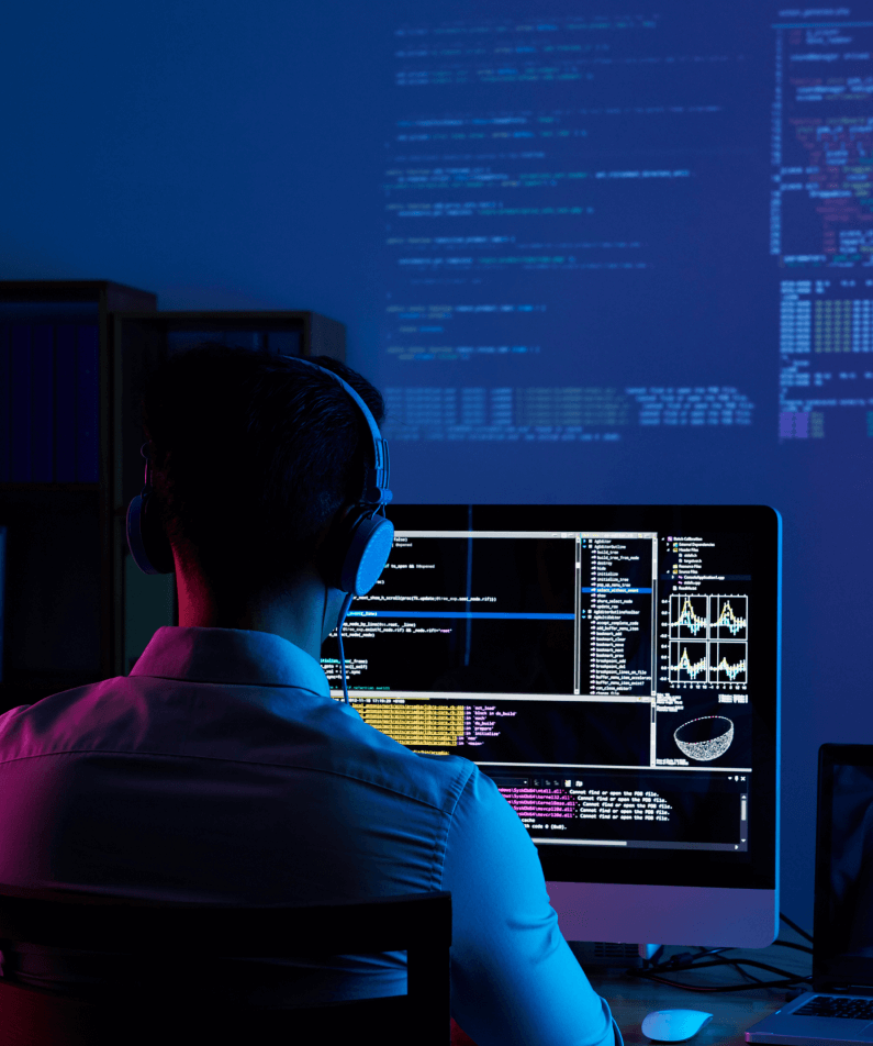 React.js developer photo