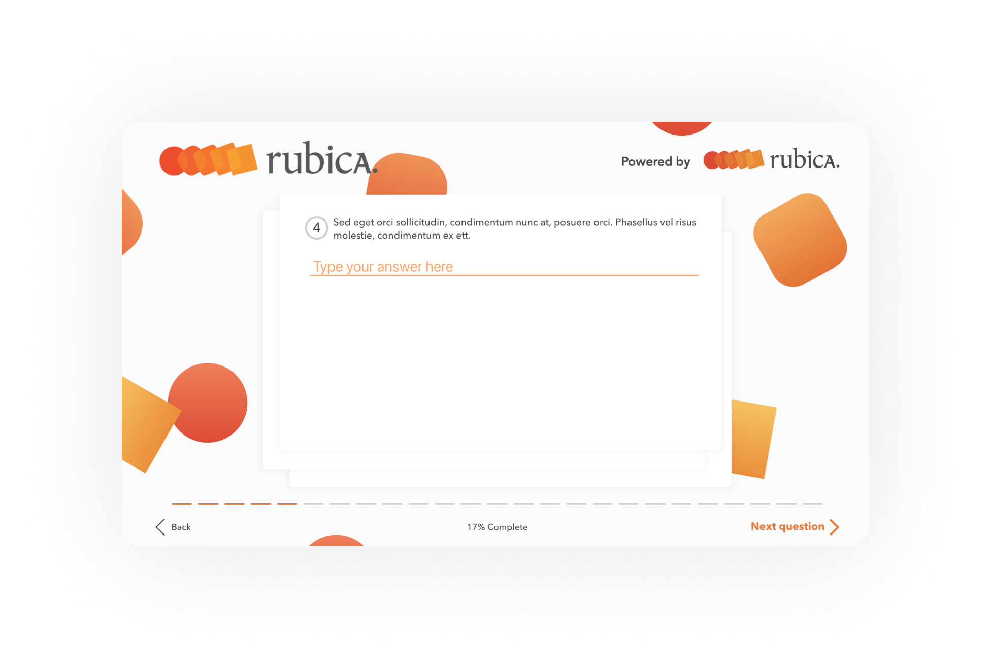 device with a project example