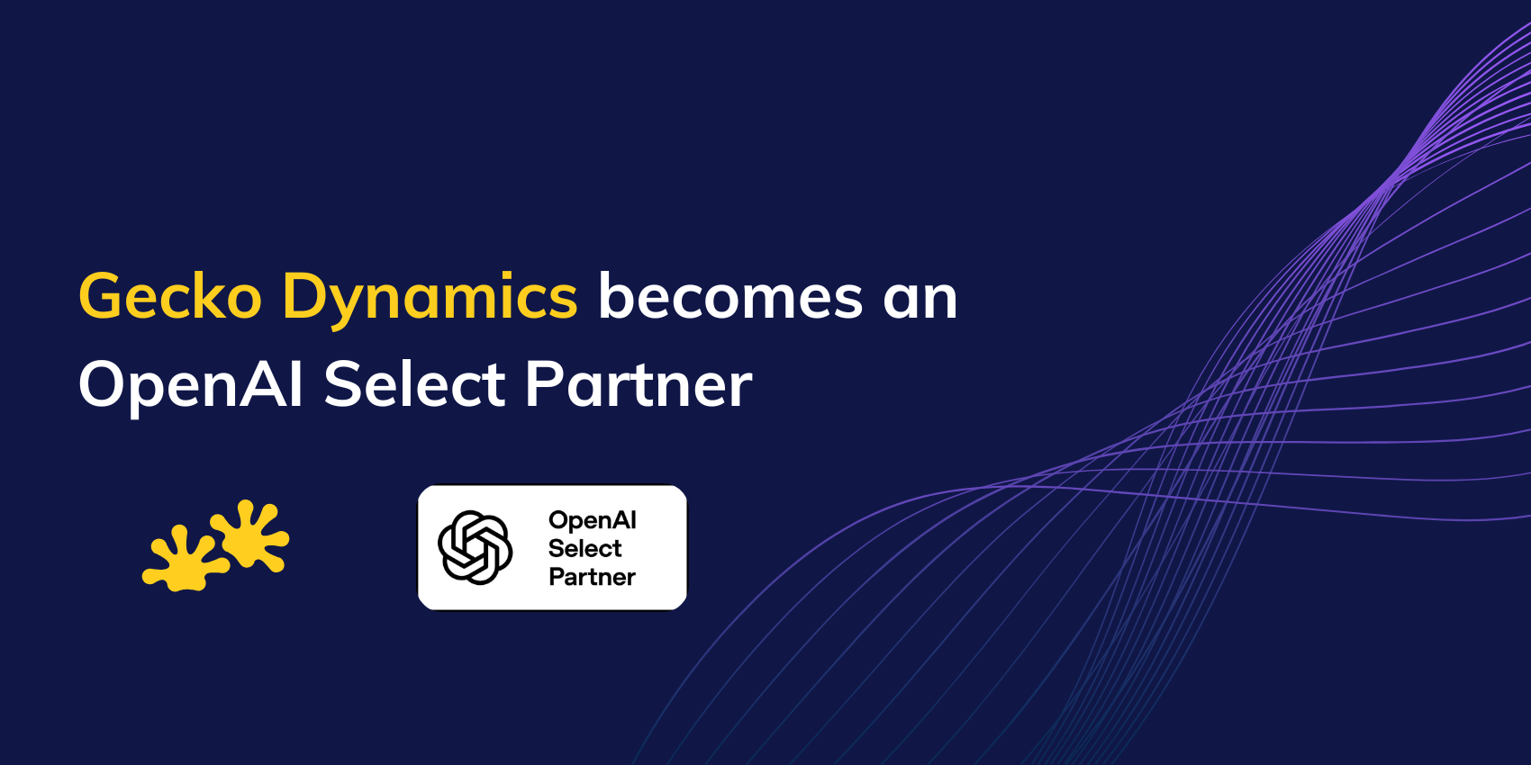 Gecko Dynamics named an OpenAI Select Partner