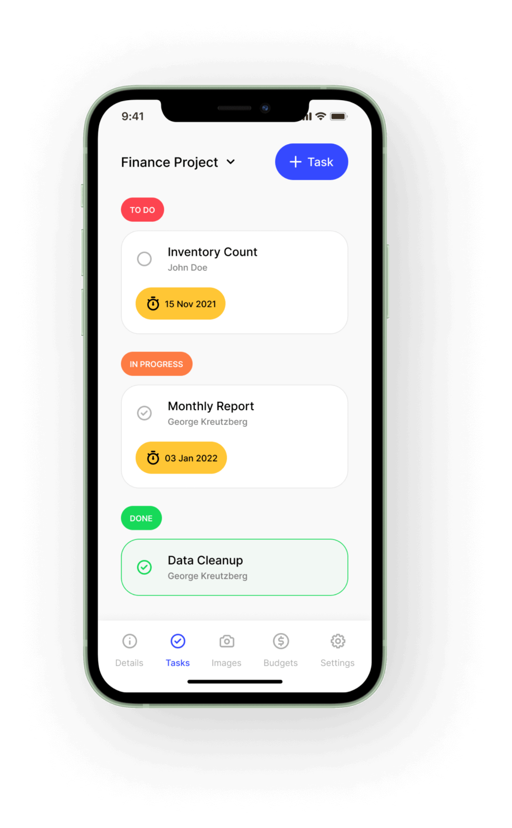 device with a project example