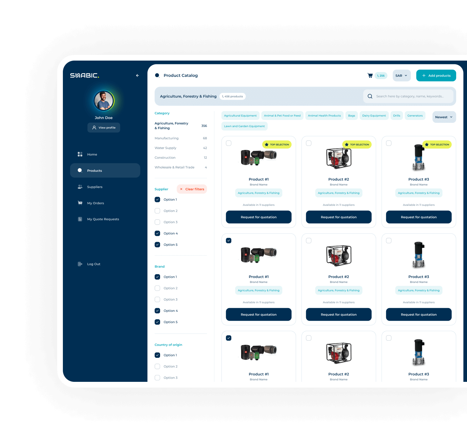 device with a project example